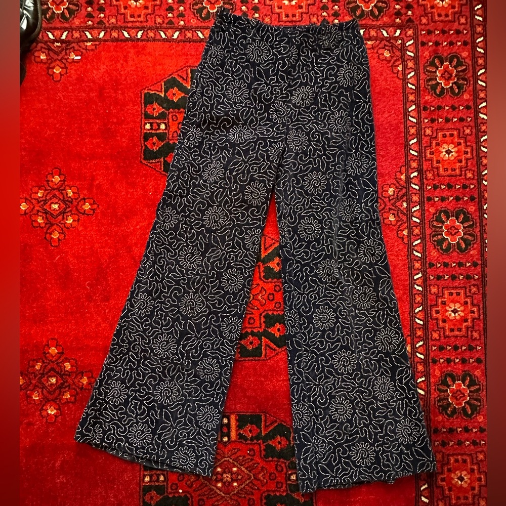 1970s embellished bell bottoms